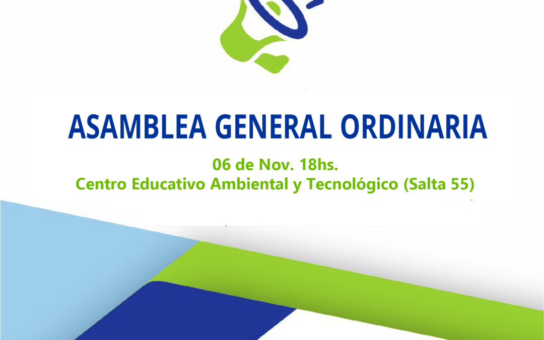 CONVOCATORIA ASAMBLEA GENERAL ORDINARIA