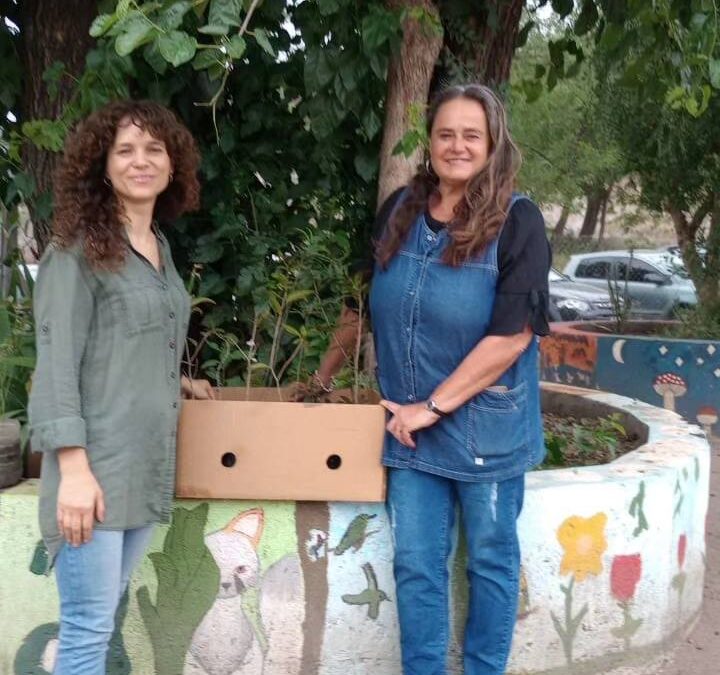 DIA DE LA TRADICIÓN CON PLANTACIÓN DE ARBOLES NATIVOS EN EL BRAVO