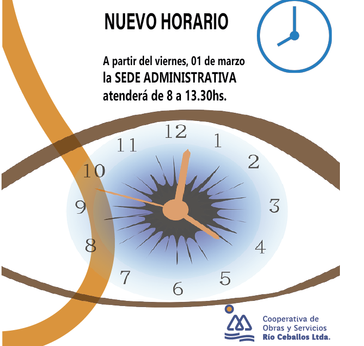 CAMBIO DE HORARIO