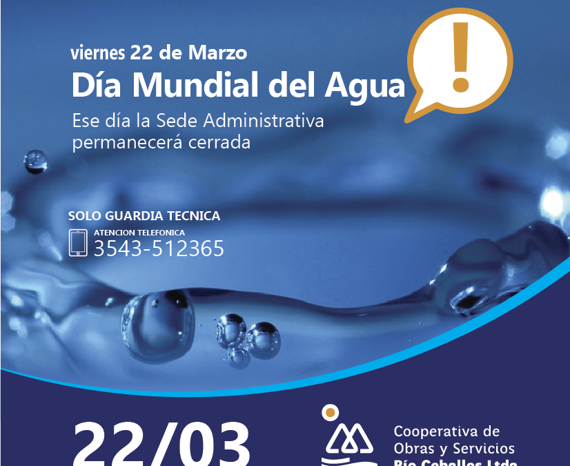 DIA MUNDIAL DEL AGUA