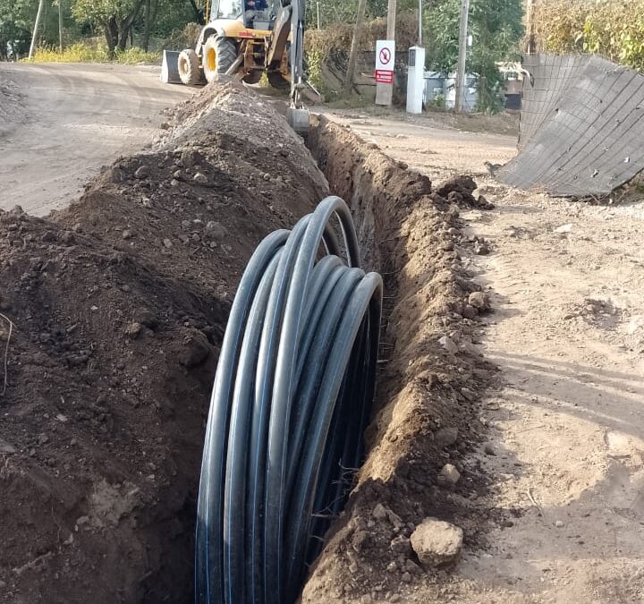 INICIAMOS EXTENSIÓN DE RED HACIA EL NUEVO ESTABLECIMIENTO EDUCATIV