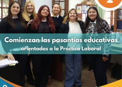 Comenzaron las pasantías educativas